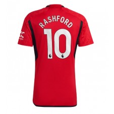 Manchester United Marcus Rashford #10 Hemmatröja 2023-24 Korta ärmar